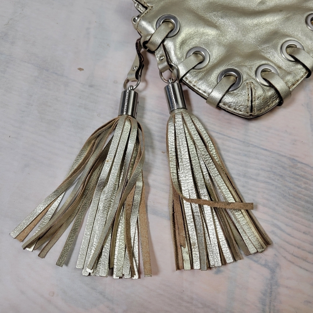 Vintage Michael Kors Gold Clutch Bag - Picture 4 of 11
